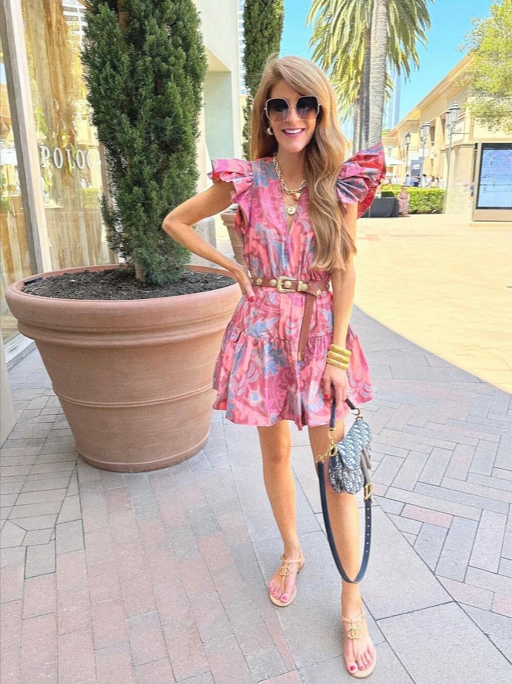 NWT Ulla Johnson Loretta Dress Pink Coral Mini Beachy Bohemian Vacay Size 2